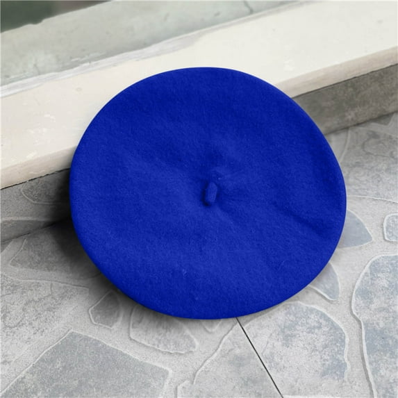 Beret Hats for Girls Boys Size 1-10 Toddlers Trendy Solid Color Woolen Warm French Artist Hat & Cap