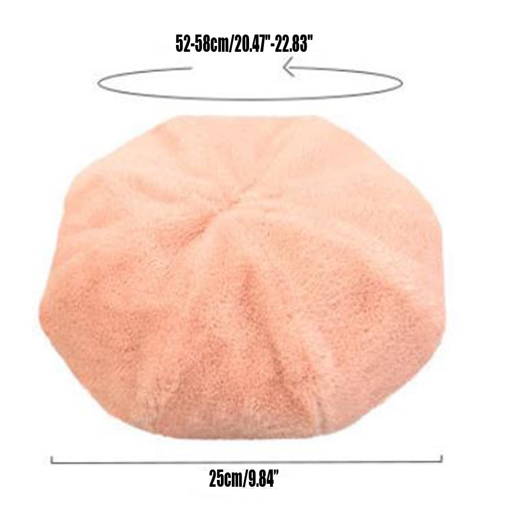 Huablo French Beret Damen - Baumwoll Baskenmütze Mit Metallverschluss