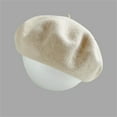 thumbnail image 1 of Beret Hats for Women Wool Hat French Cap Winter Artist Painter Solid Color Women's Casual Classic, 1 of 9