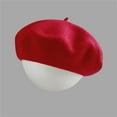 thumbnail image 1 of Beret Hats for Women Wool Hat French Cap Winter Artist Painter Solid Color Women's Casual Classic, 1 of 9