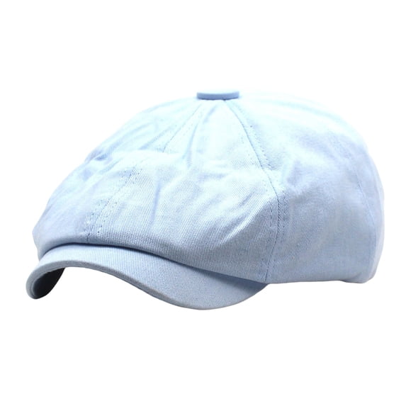 Berets CQXIDFH British Retro Forward Cap, Washable Breathable Design, Casual Daily Fashion Hat for Adults, Trucker Hats (Blue, One Size)
