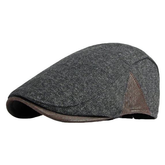 Berets CQXIDFH Unisex Cotton Beret, Retro Solid Color Painter Cap, Lightweight Breathable Headwear for All Day Matching, Adjustable Dad Hat (Grey, One Size)