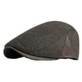thumbnail image 1 of Berets CQXIDFH Unisex Newsboy Hat, Vintage Cabbie Cap, Casual Hunting Daily Headwear for Daily Gifts and Outdoor Use, Dad Hat for Men Women (Coffee, One Size), 1 of 2