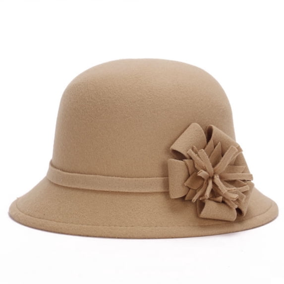 Berets CQXIDFH Women Fashion Dome Top Hat, Minimalist Solid Color Casual Headwear for Daily Street Style, Baseball Caps (Khaki, One Size)