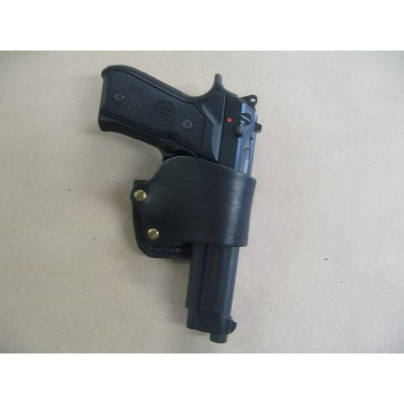 Beretta 92 / 96, Taurus PT 92,99,100,101 Leather Belt Slide Holster Black USA