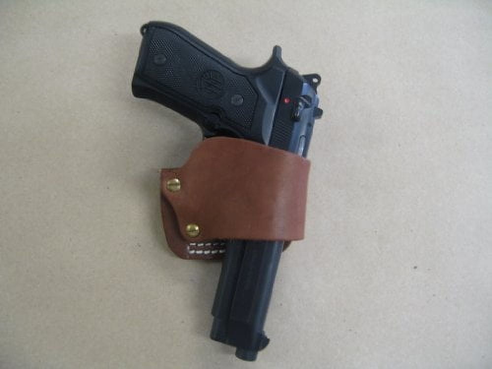 Beretta 92 / 96, Taurus PT 92,99,100,101 Leather Belt Slide Holster TAN USA