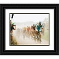 thumbnail image 1 of Beretta, Carlo 14x12 Black Ornate Wood Framed with Double Matting Museum Art Print Titled - Cycling In The Dust, 1 of 4