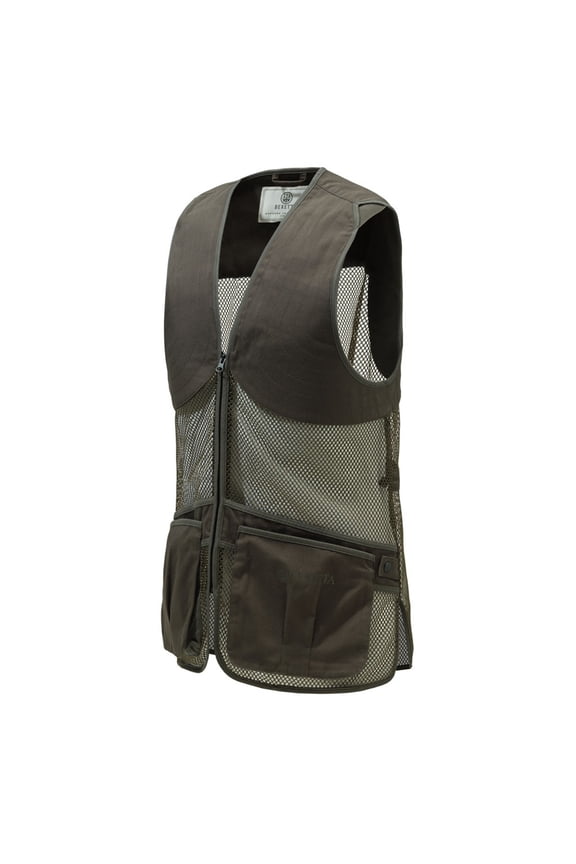 Full Mesh Vest- Brown Bark