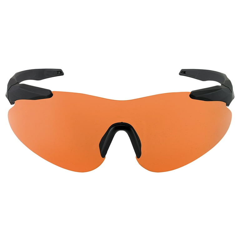 Beretta OCA100020407 Soft Touch Shooting Glasses Black Frame Orange Lenses
