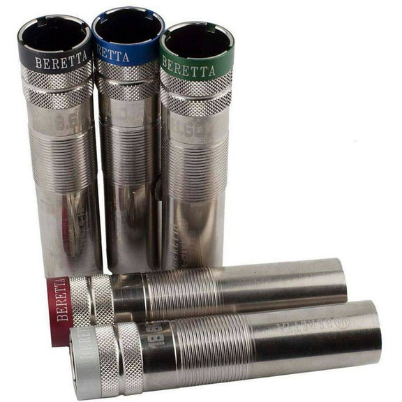 Beretta Optimachoke HP +3/4 Extended 12 Gauge Choke Tube, Silver/w Color Band, Improved Modified