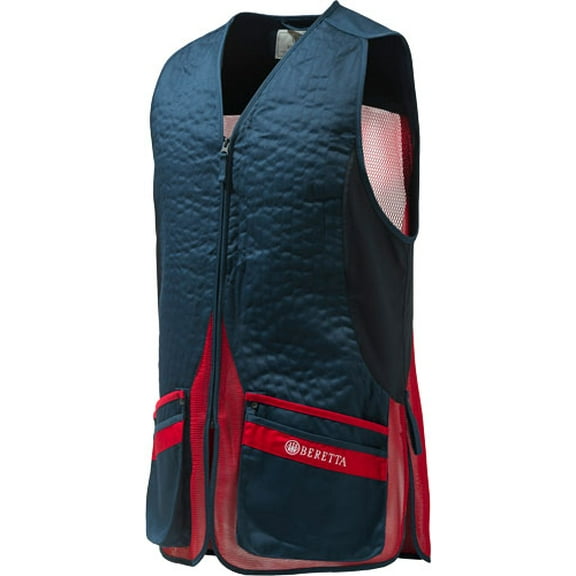 Beretta Silver Pigeon Evo Shooting Vest - Men's, Blue Total Eclipse White, Large