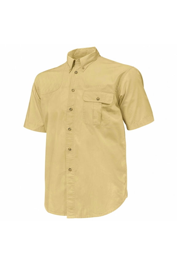 TM Shooting S/S Shirt (L)- Pale Yellow