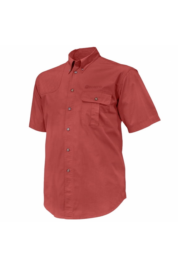 TM Shooting S/S Shirt (M)- Red Check