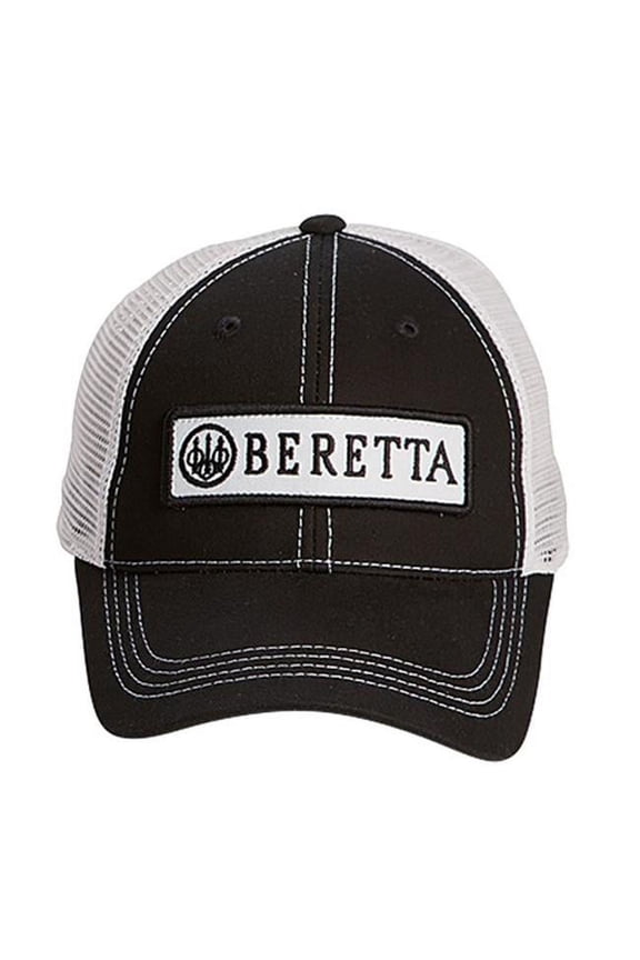 Beretta USA BERBC062016600953 Patch Trucker Hat - Black & White