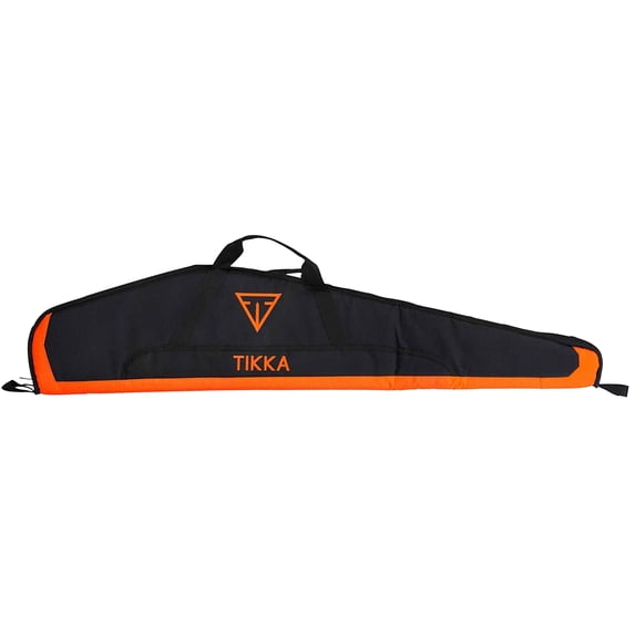 Beretta USA FO3200188099 Tikka X Gun Case 600D Polyester Black with Orange Trim 49"