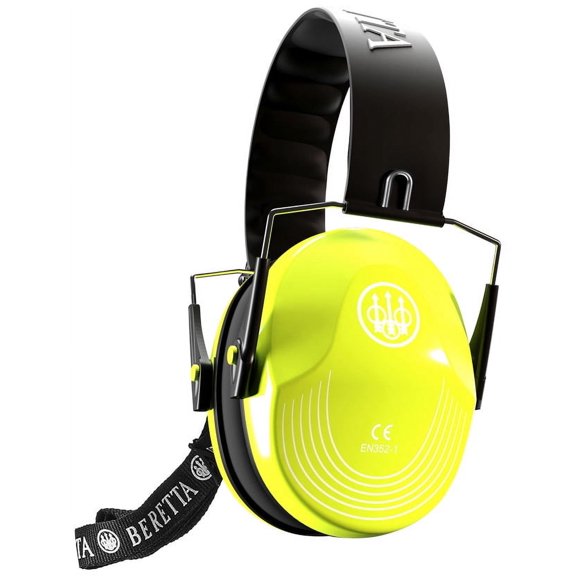Beretta Usa CF1000000202FF Safety Pro 25 dB Florescent Yellow Ear Cups Earmuffs