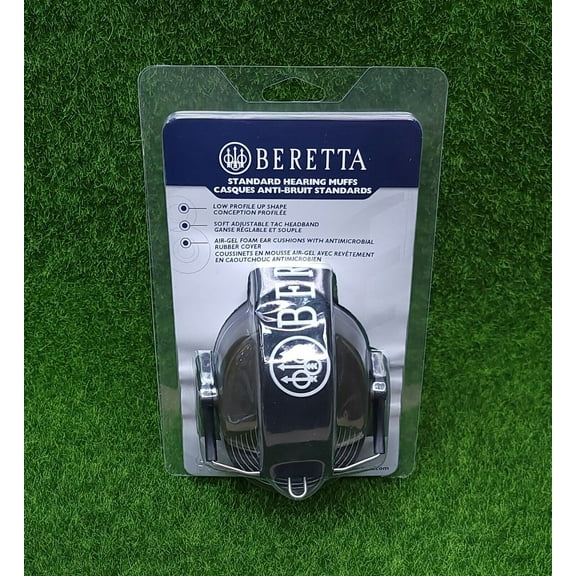 Beretta Usa CF1000000207SS Safety Pro 25 dB Green Ear Cups Black Band Earmuffs