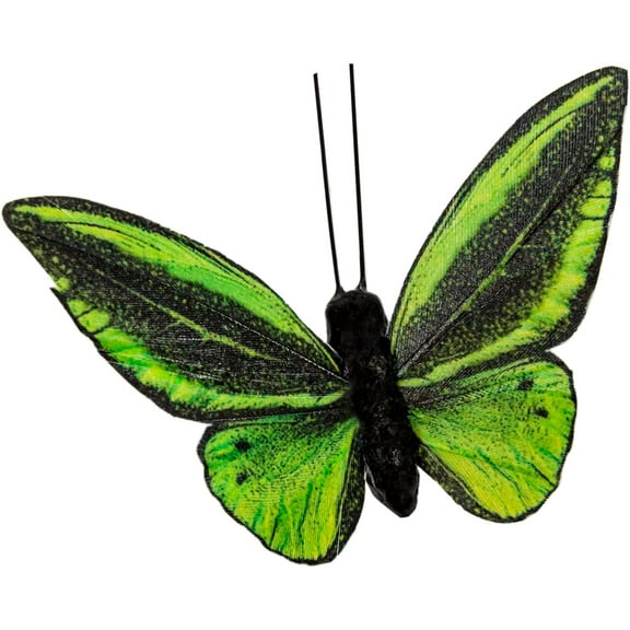 Berfutall-Artificial Feather 3D Butterfly Party Decorations Set of 12 Color Ornaments for Christmas Tree(C)…