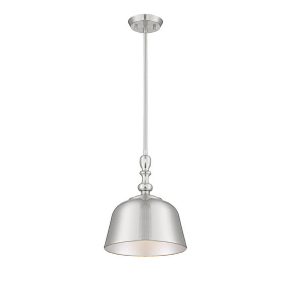 Berg 1-Light Pendant in Satin Nickel