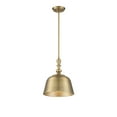 thumbnail image 1 of Berg 1-Light Pendant in Warm Brass, 1 of 6