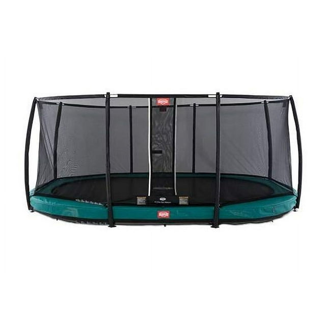Berg Grand Champion 17Ft Lo-Ground Trampoline with Safety Net Deluxe