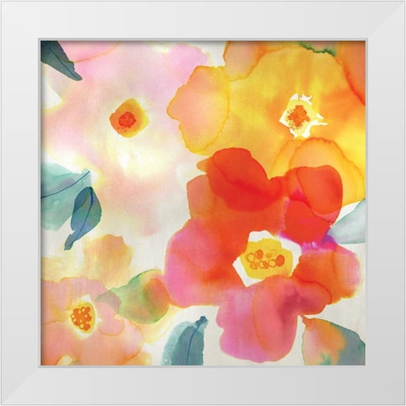 Berg, Margaret 12x12 White Modern Wood Framed Museum Art Print Titled - So Happy I