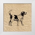 thumbnail image 1 of Berg, Sabine 12x12 White Modern Wood Framed Museum Art Print Titled - Beagle, 1 of 4