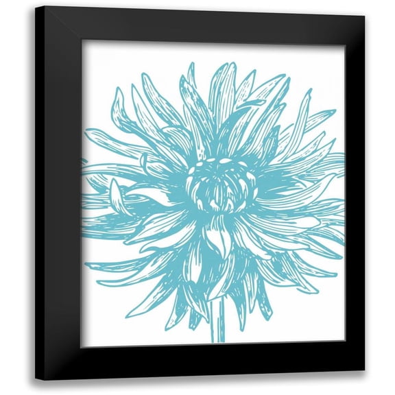 Berg, Sabine 12x14 Black Modern Framed Museum Art Print Titled - Florette II