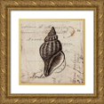 thumbnail image 1 of Berg, Sabine 15x15 Gold Ornate Wood Framed with Double Matting Museum Art Print Titled - Ocean Collection I, 1 of 4