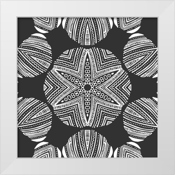 Berg, Sabine 15x15 White Modern Wood Framed Museum Art Print Titled - Kaleidoscope Duo III