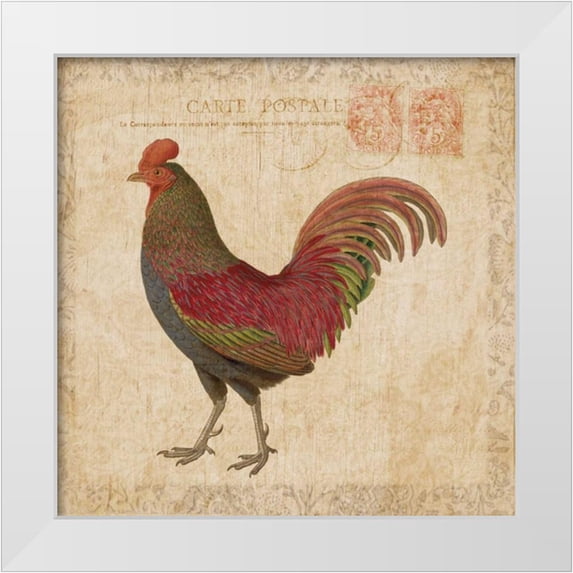 Berg, Sabine 26x26 White Modern Wood Framed Museum Art Print Titled - Early Riser II