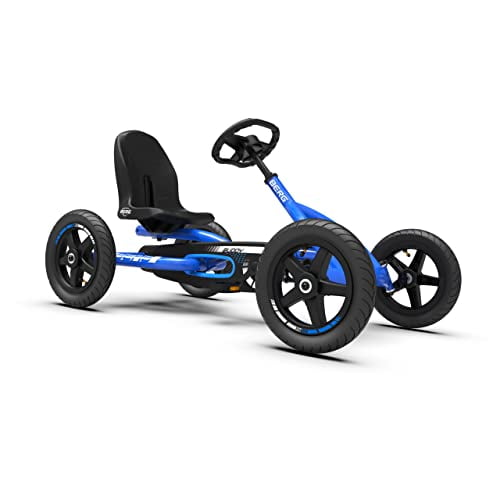 Berg Toys - Buddy Blue Pedal Go Kart - Go Kart - Go Cart for Kids - Pedal Car Outdoor Toys for Children Ages 3-8 - Ride On Toy - BFR System - Adjustable Seat - Pedal Kart for Kids