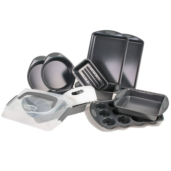 BergHOFF 11Pc Perfect Slice Bakeware Set, Grey