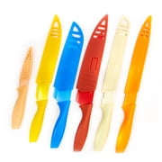 BergHOFF 12pc Nonstick Multicolor Stainless Steel Kitchen Knife Set