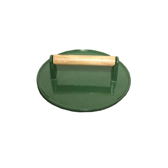 BergHOFF 9" Cast Iron Steak Press, Green