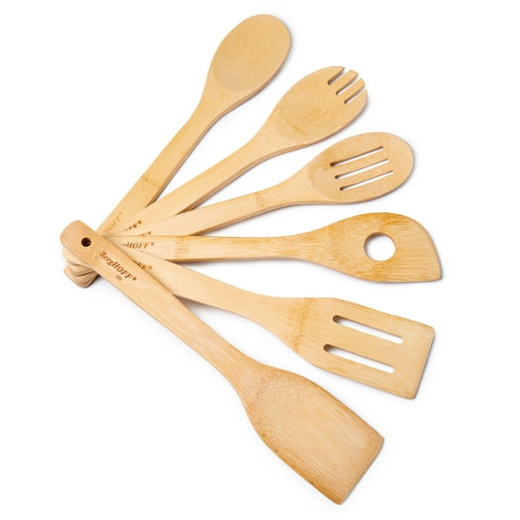 BergHOFF Bamboo 6Pc Wooden Cooking Utensil Set