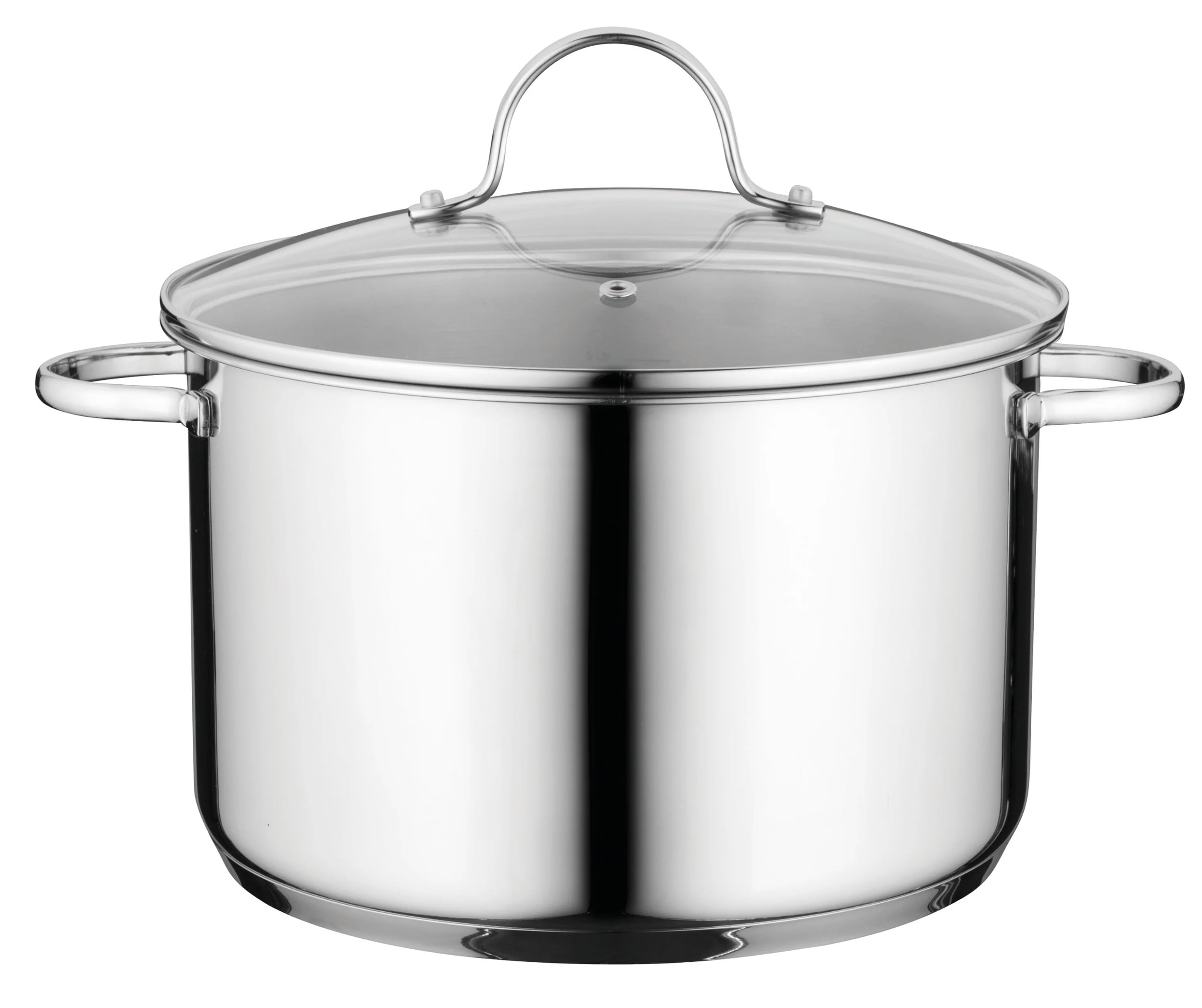Comfort 7.2 Qt Stainless Steel Stockpot with Glass Lid