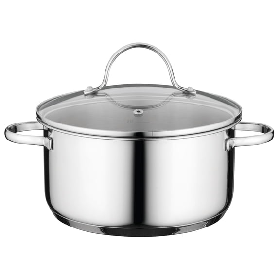 BergHOFF Comfort 7" Covered Dutch Oven 18/10 Stainless Steel, 2.3 Qt