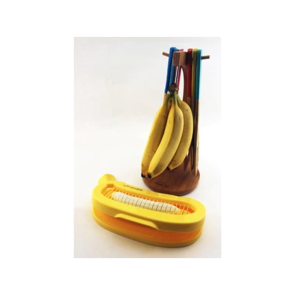 BergHOFF CooknCo Bamboo Banana Hanger and Cutter Set