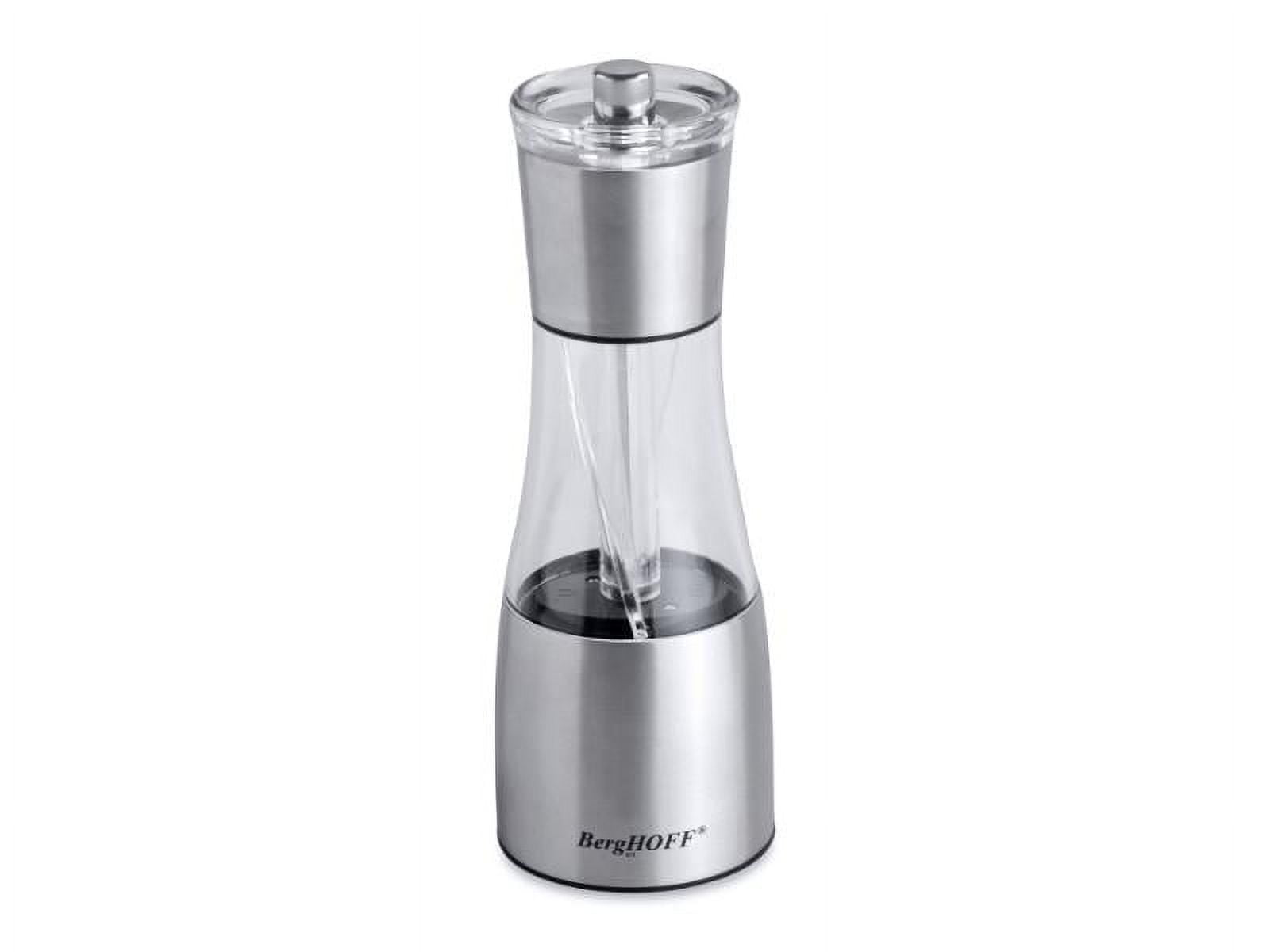 BergHOFF Duo Stainless Steel and Acrylic Salt & Pepper Mill