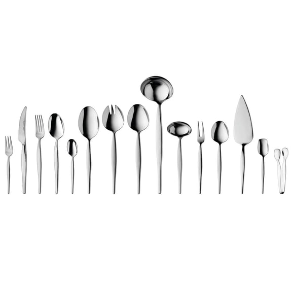 BergHOFF Essentials 72Pc 18/10 Stainless Steel Flatware Set, Finesse