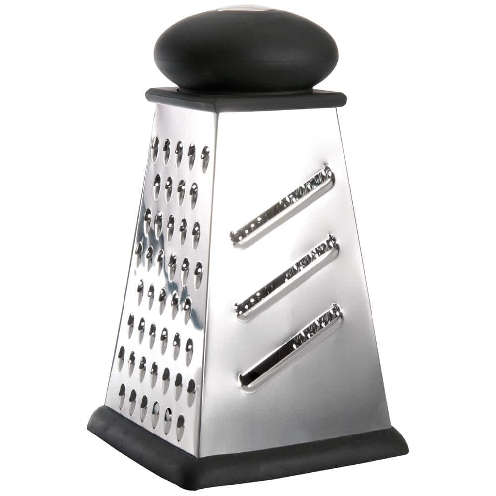 Essentials 9" Stainless Steel 4-Sided Square Grater