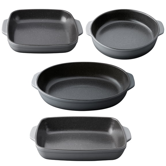 BergHOFF Gem Stoneware 4Pc Bakeware Set, Family Size