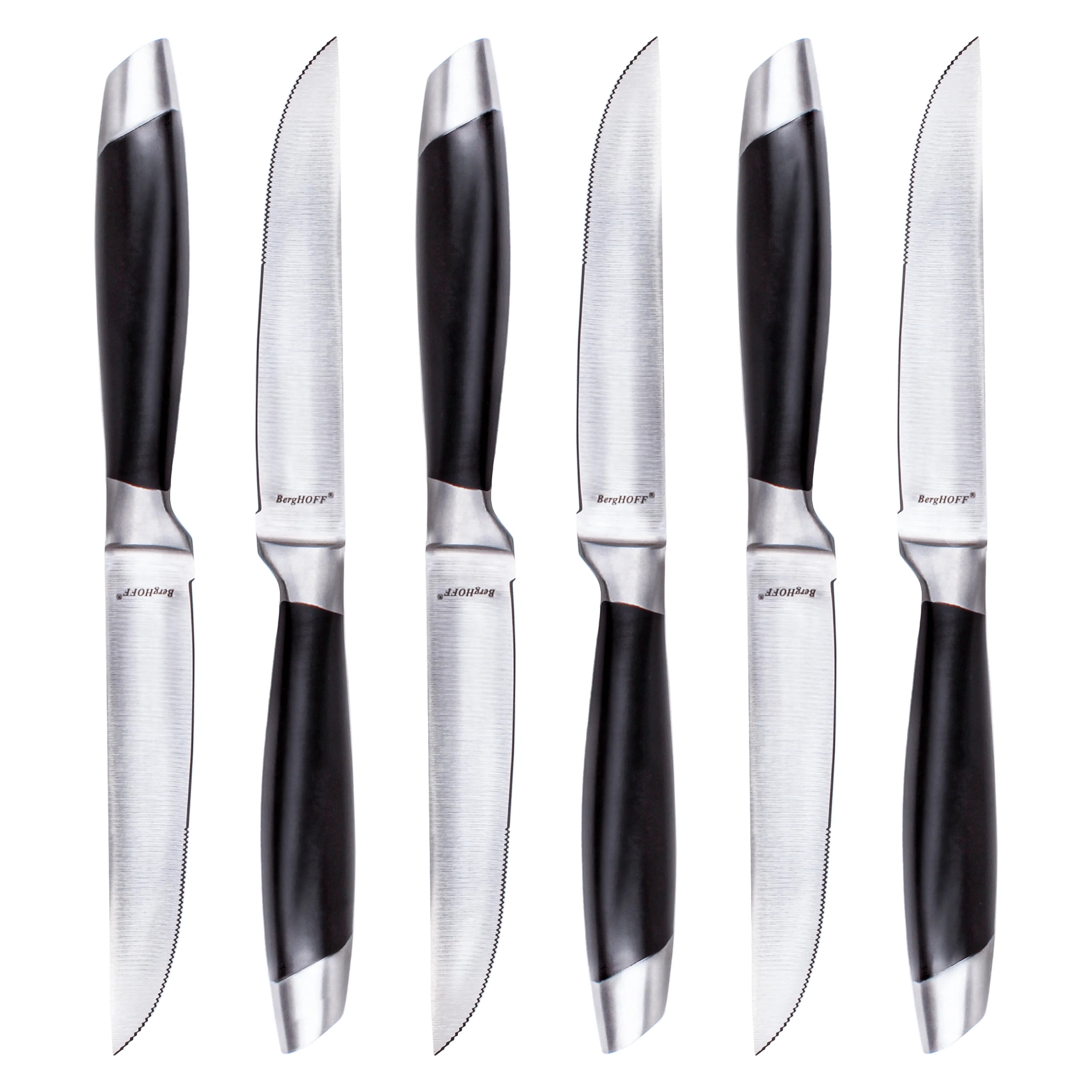 BergHOFF Essentials Geminis 12Pc Stainless Steel Steak Knife Set, 4.75