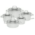 thumbnail image 1 of BergHOFF Manhattan 10Pc 18/10 Stainless Steel Cookware Set, 1 of 9
