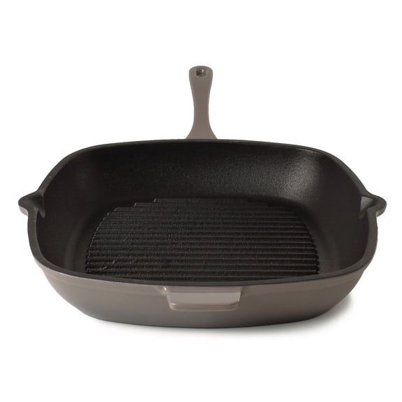 BergHOFF Neo Cast Iron Square Grill Pan 11", Oyster