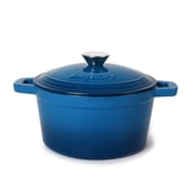 BergHOFF Neo Cast Iron 3qt. Round Dutch Oven 8" with Lid, Blue