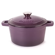 BergHOFF Neo Cast Iron 3qt. Round Dutch Oven 8 with Lid, Purple