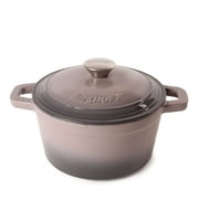 BergHOFF Neo 3qt Cast Iron Round Covered Dutch Oven, Oyster