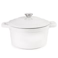 thumbnail image 1 of BergHOFF Neo Cast Iron 7qt. Round Dutch Oven 11" with Lid, White, 1 of 7
